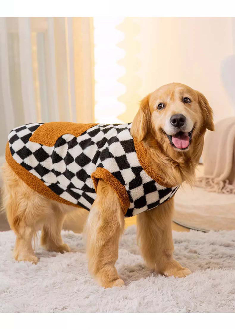 Keep Your Pet Cozy with Our Autumn Winter Fluffy Cotton-Padded Warm Jacket Vest